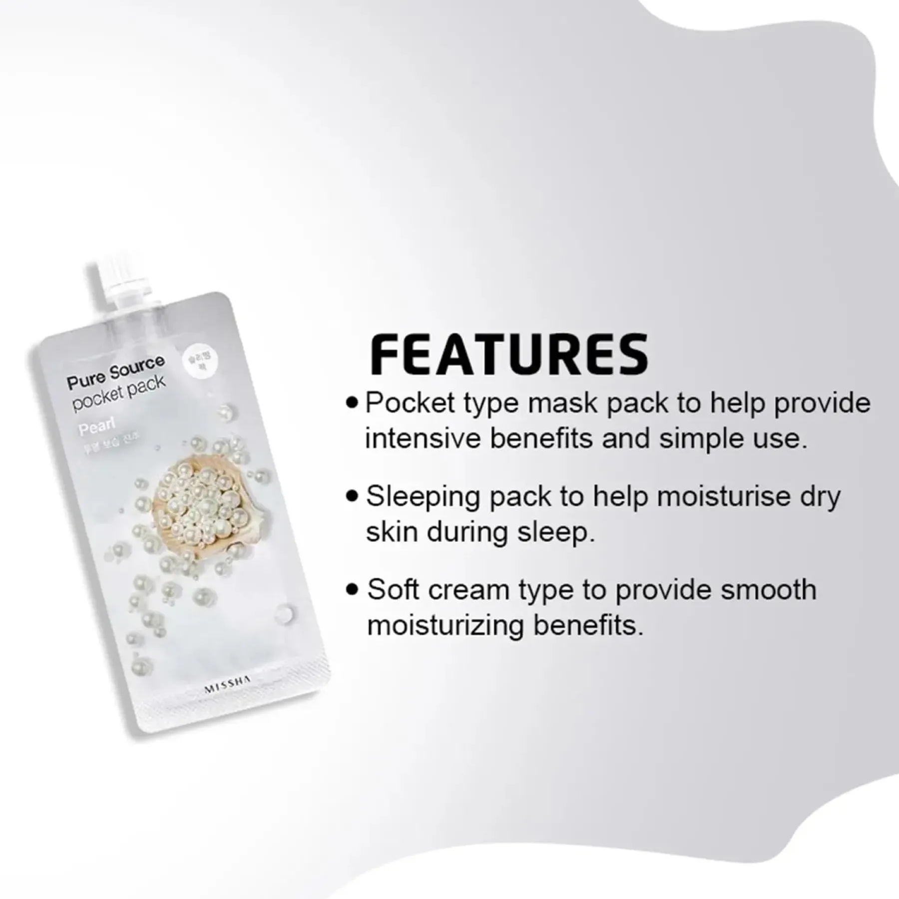 Best Pure Source Pocket Pack Pearl Alle Korean Skincare|Gesichtsmasken