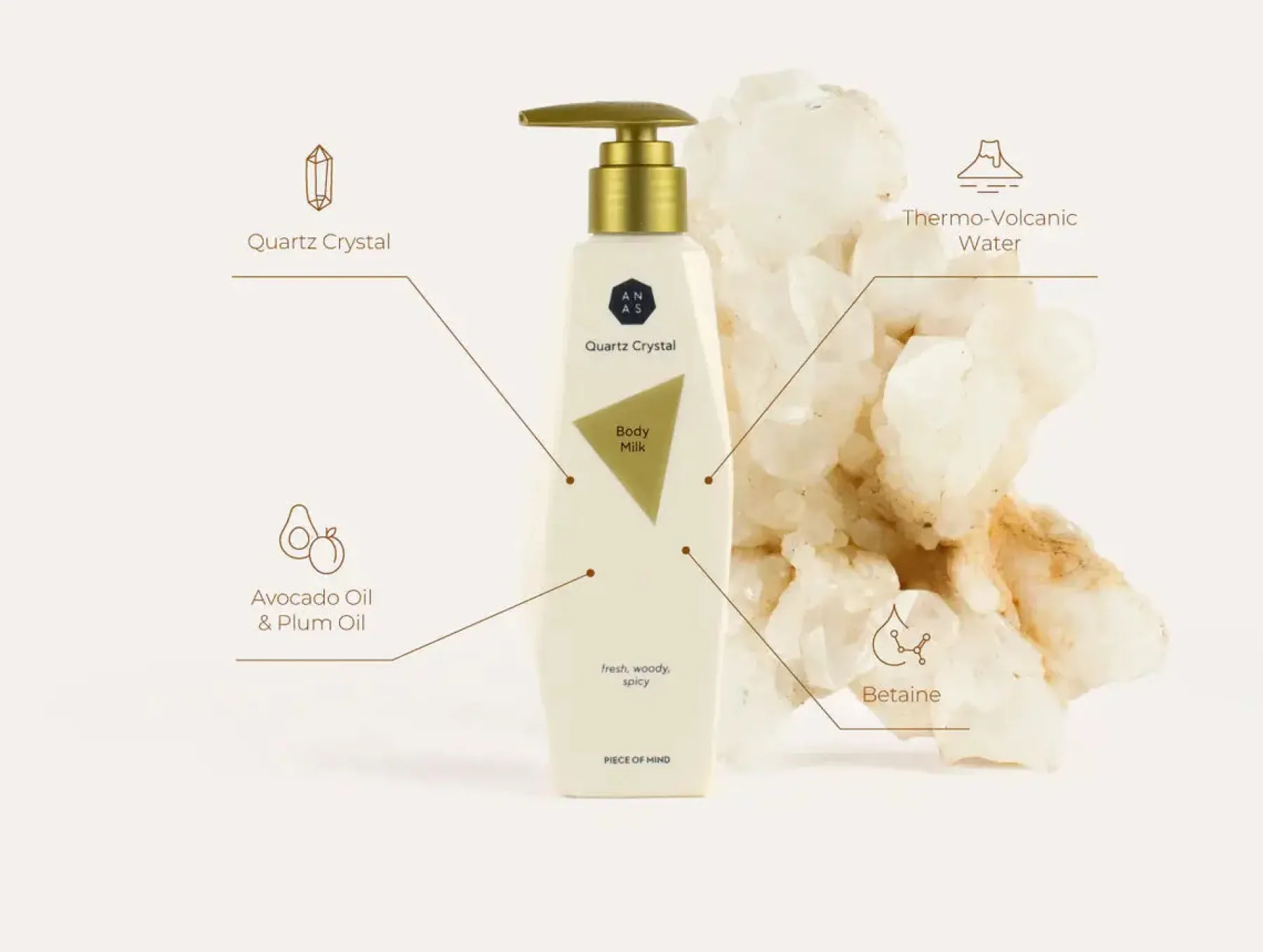 Hot Quartz Crystal Body Milk Everything Shower|Hautprobleme