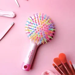 Outlet Rainbow Volume S Brush Medium Baby Pink Hair Growth|Korean Haarpflege