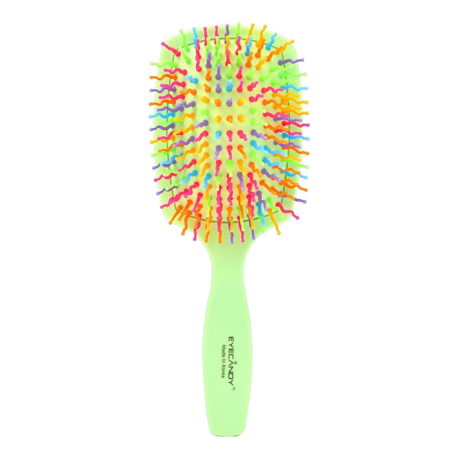 Hot Rainbow Volume S Paddle Brush Melon Green Hair Growth|Korean Haarpflege