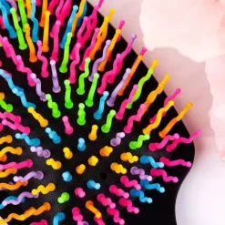Discount Rainbow Volume S Paddle Brush Black Hair Growth|Korean Haarpflege