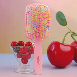Best Rainbow Volume S Paddle Brush Neo Pink Hair Growth|Korean Haarpflege
