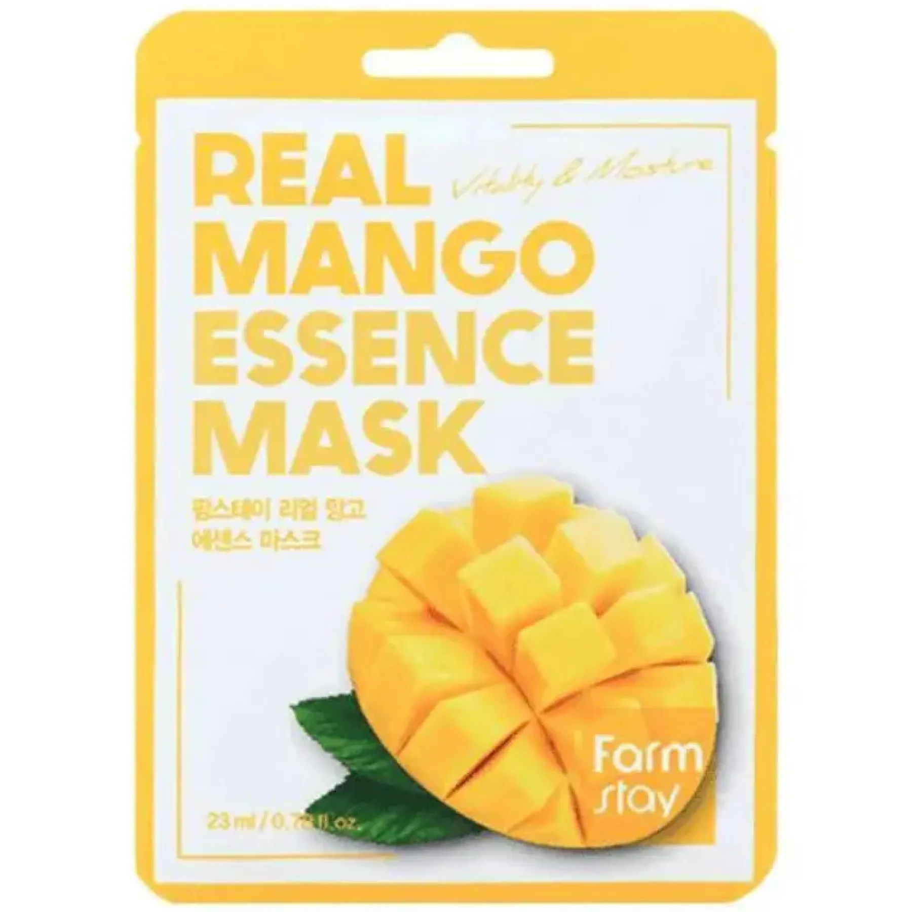 Clearance Real Mango Essence Mask Alle Korean Skincare|Gesichtsmasken