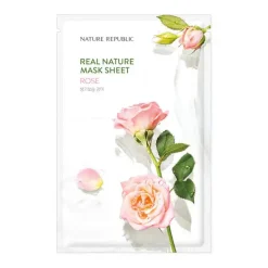 Real Nature Mask Sheet Rose Alle Korean Skincare|Gesichtsmasken
