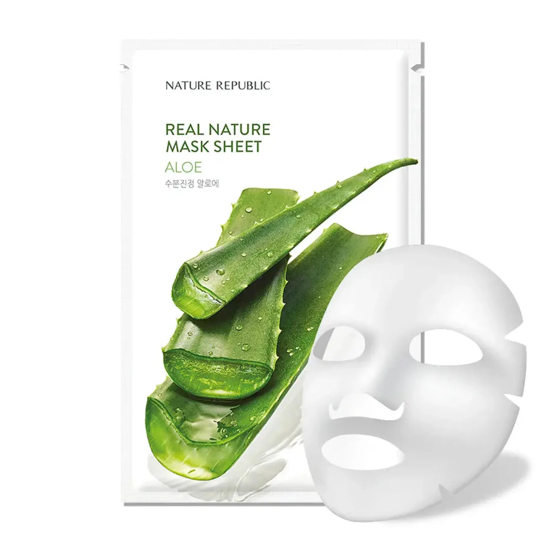 Best Real Nature Sheet Mask Aloe Alle Korean Skincare|Gesichtsmasken