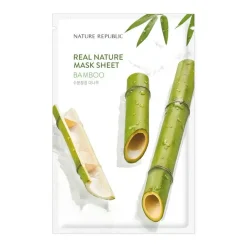 Online Real Nature Sheet Mask Bamboo Alle Korean Skincare|Gesichtsmasken