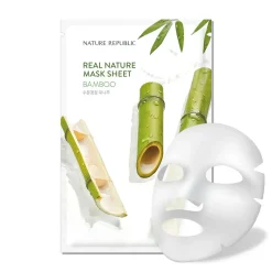 Online Real Nature Sheet Mask Bamboo Alle Korean Skincare|Gesichtsmasken