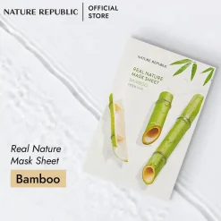 Online Real Nature Sheet Mask Bamboo Alle Korean Skincare|Gesichtsmasken