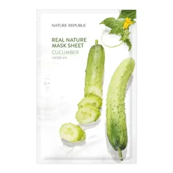 Online Real Nature Sheet Mask Cucumber Alle Korean Skincare|Gesichtsmasken