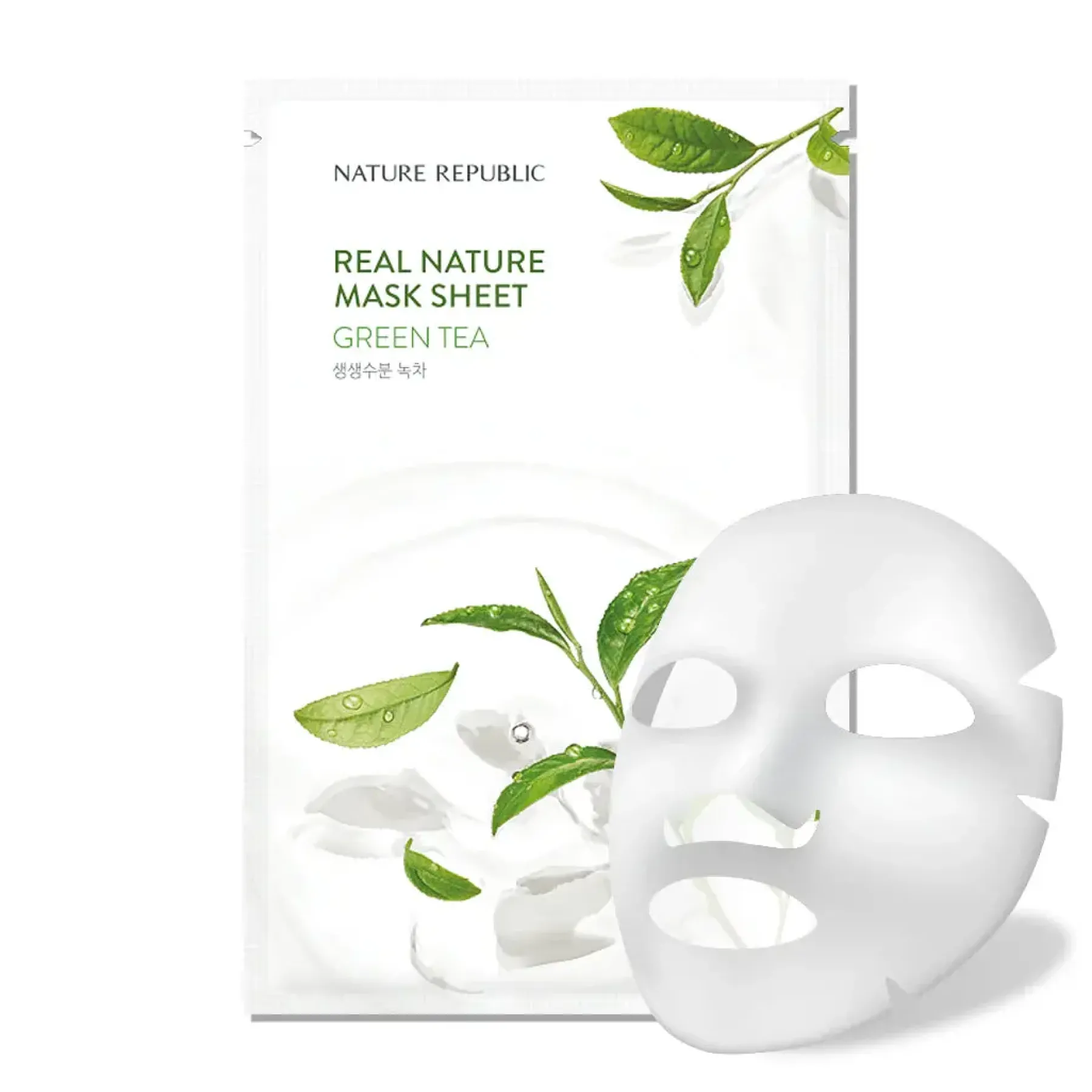 Discount Real Nature Sheet Mask Green Tea Alle Korean Skincare|Gesichtsmasken