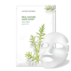 Real Nature Sheet Mask Tea Tree Hauptzutat|Gesichtsmasken