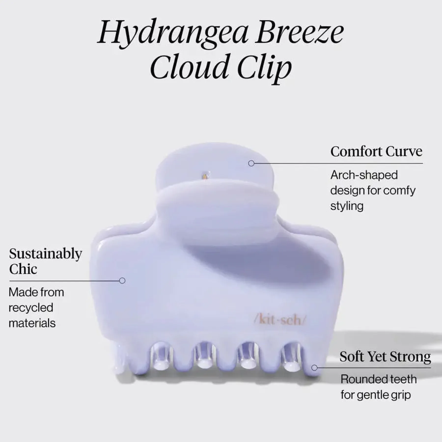 Sale Recycled Plastic Cloud Claw Clip Hydrangea Breeze Haarspangen & -Clips