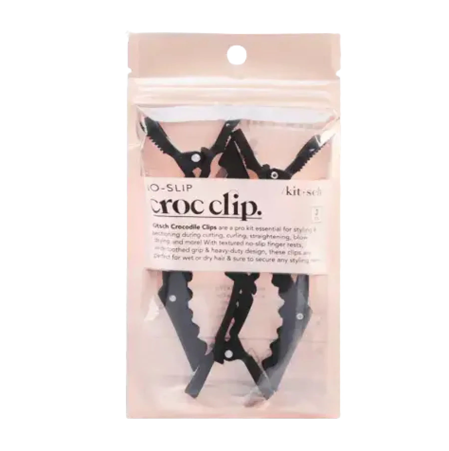 Best Recycled Plastic Crocodile Clip 3PC Black Haarspangen & -Clips|Haarprobleem