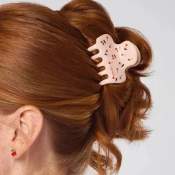Best Recycled Plastic Medium Cloud Clip Cherry Print Haarspangen & -Clips|Haarprobleem