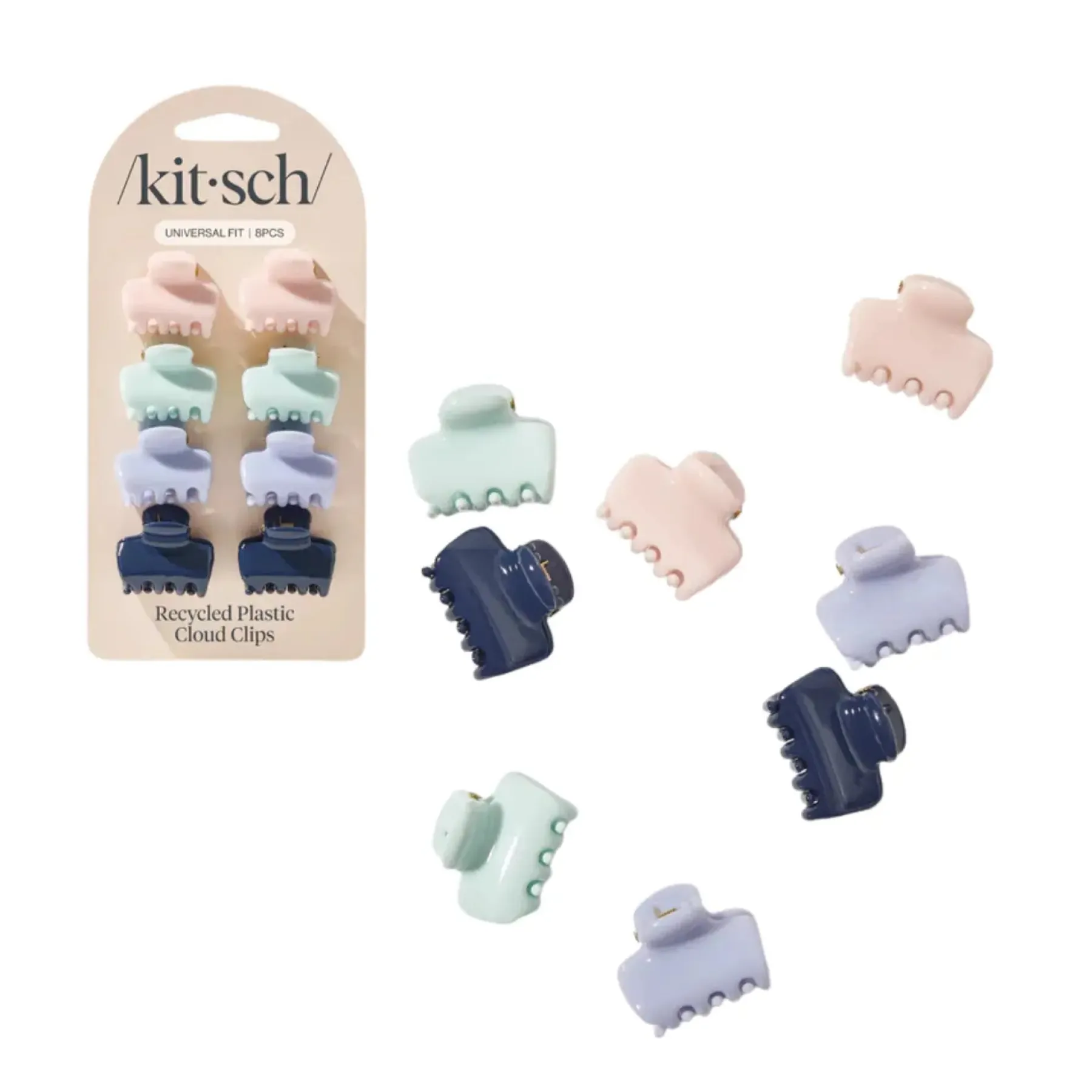 Hot Recycled Plastic Mini Cloud Clips Set Garden Bouquet Haarpflege-Routinen & Sets|Haarspangen & -Clips