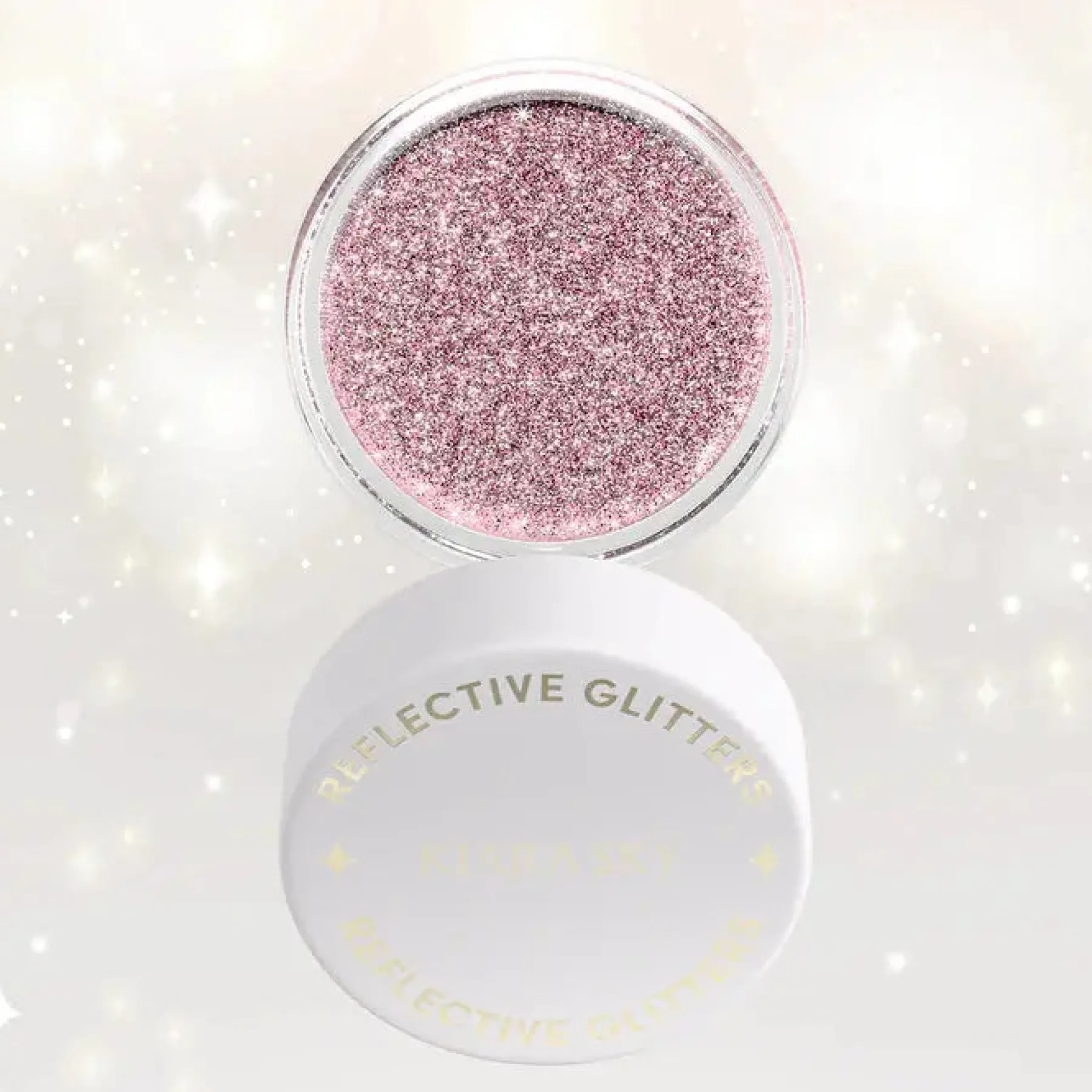 Reflective Glitter Rosé Fizz Veganer Nagellack|Nagelkunst