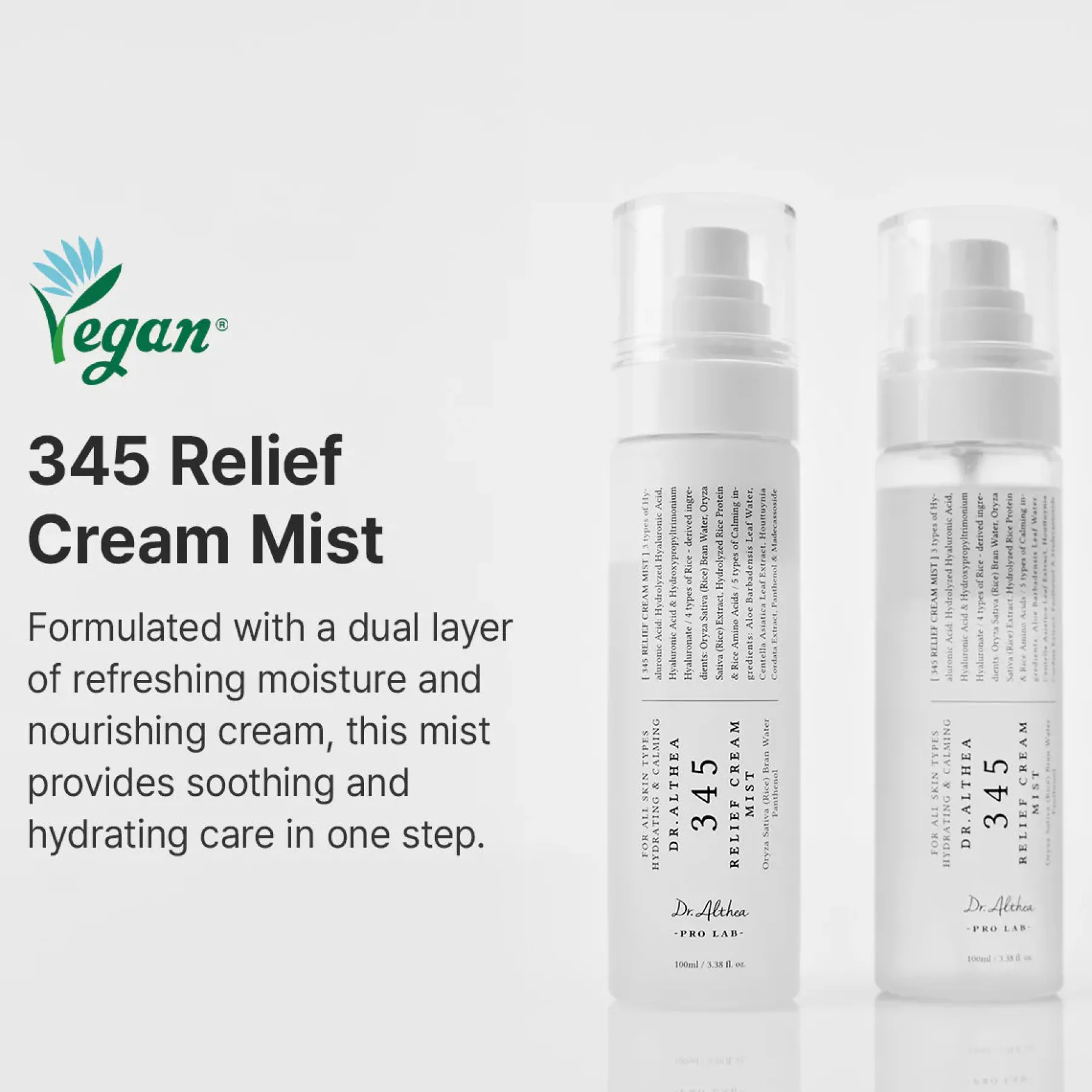 New Relief Cream Mist 60 ml. Face Mists|Hauptzutat