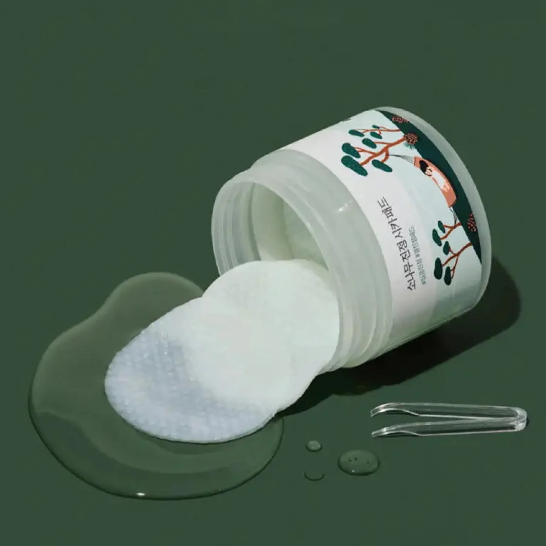Renewal Pine Calming Cica Pad Hauptzutat|Toner Pads