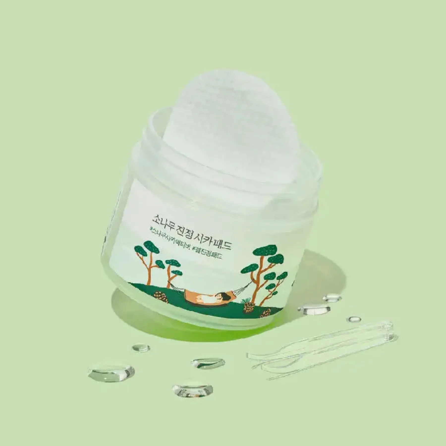 Renewal Pine Calming Cica Pad Hauptzutat|Toner Pads