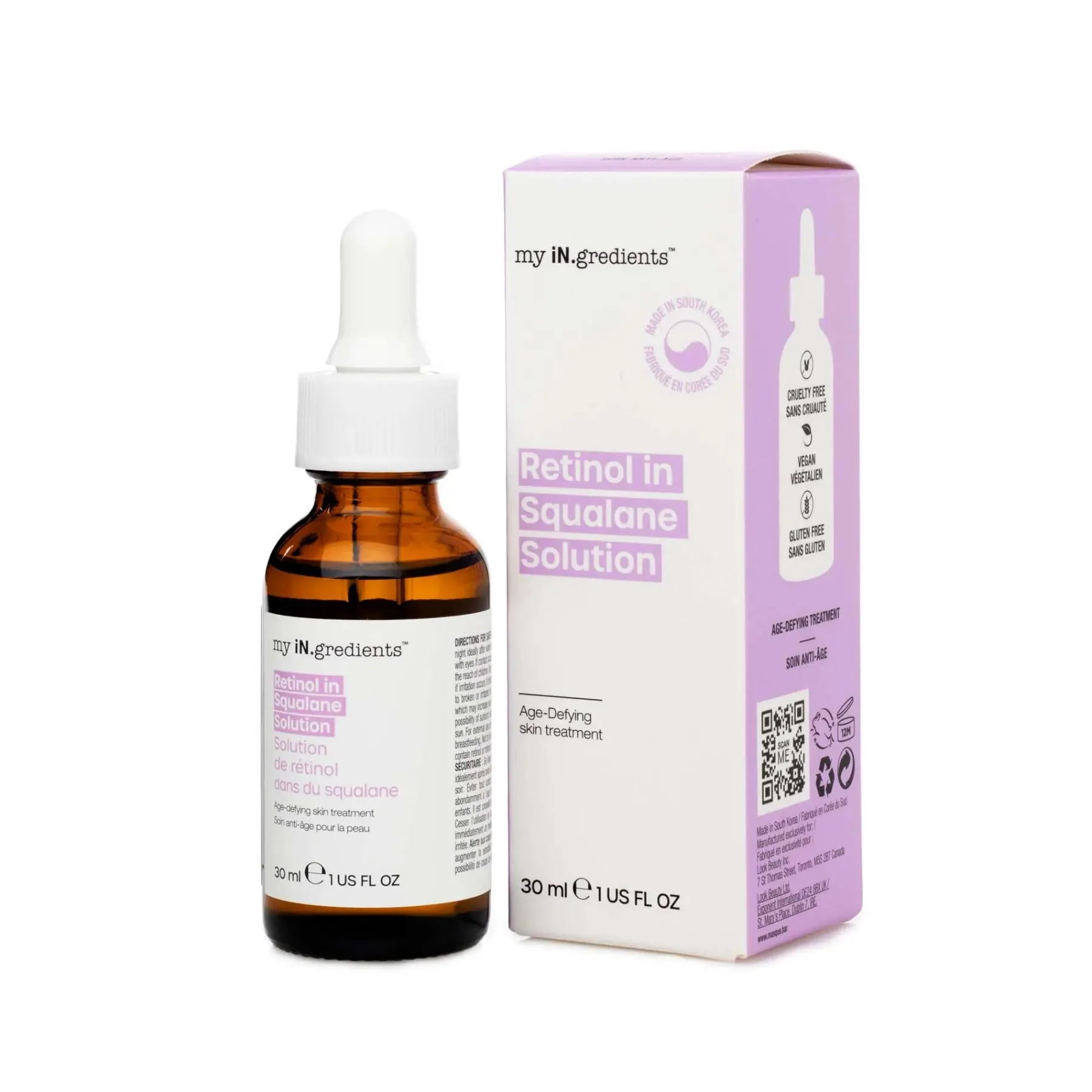 New Retinol in Squalane Solution Vegan Pflege|Problemlösende Seren