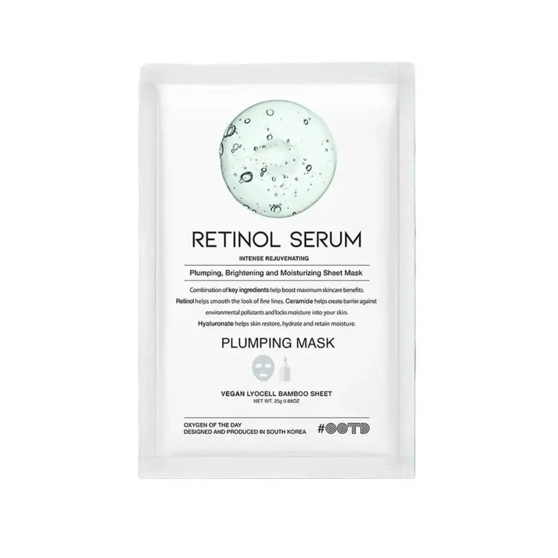 Retinol Serum Plumping Mask Hauptzutat|Problemlösende Seren