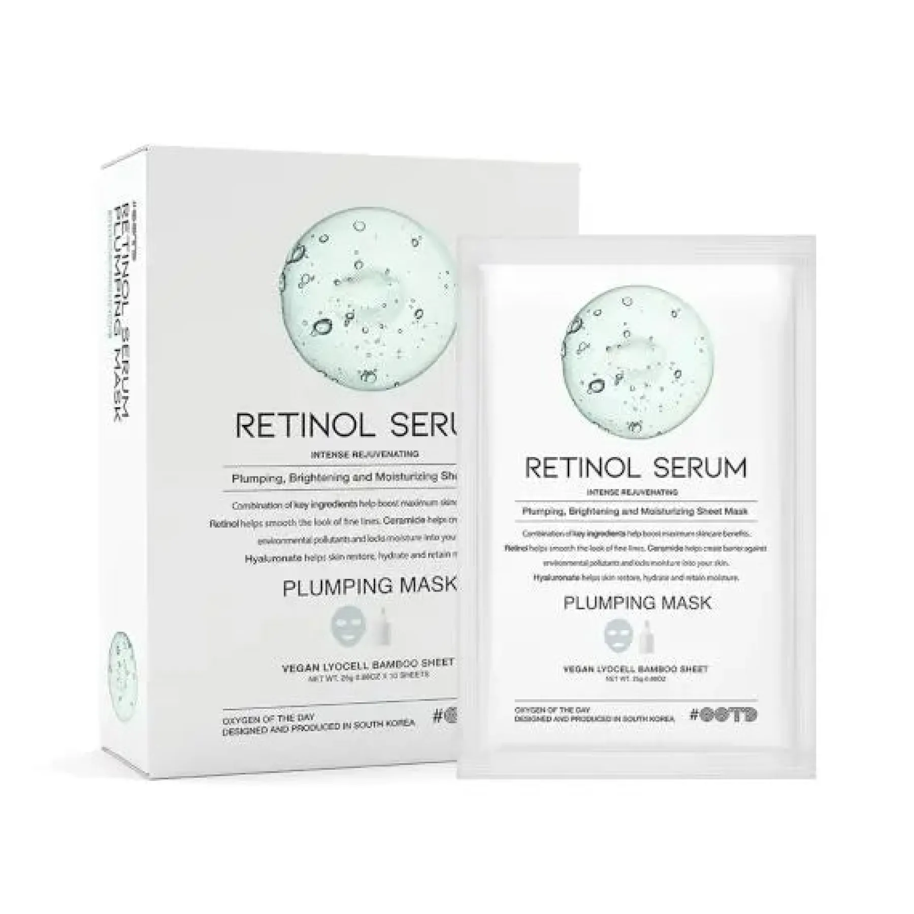 Retinol Serum Plumping Mask Hauptzutat|Problemlösende Seren