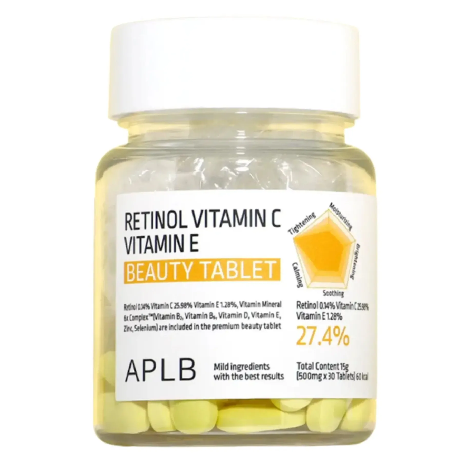 Online Retinol Vitamin C Vitamin E Beauty Tablet Alle Korean Skincare|Hauptzutat