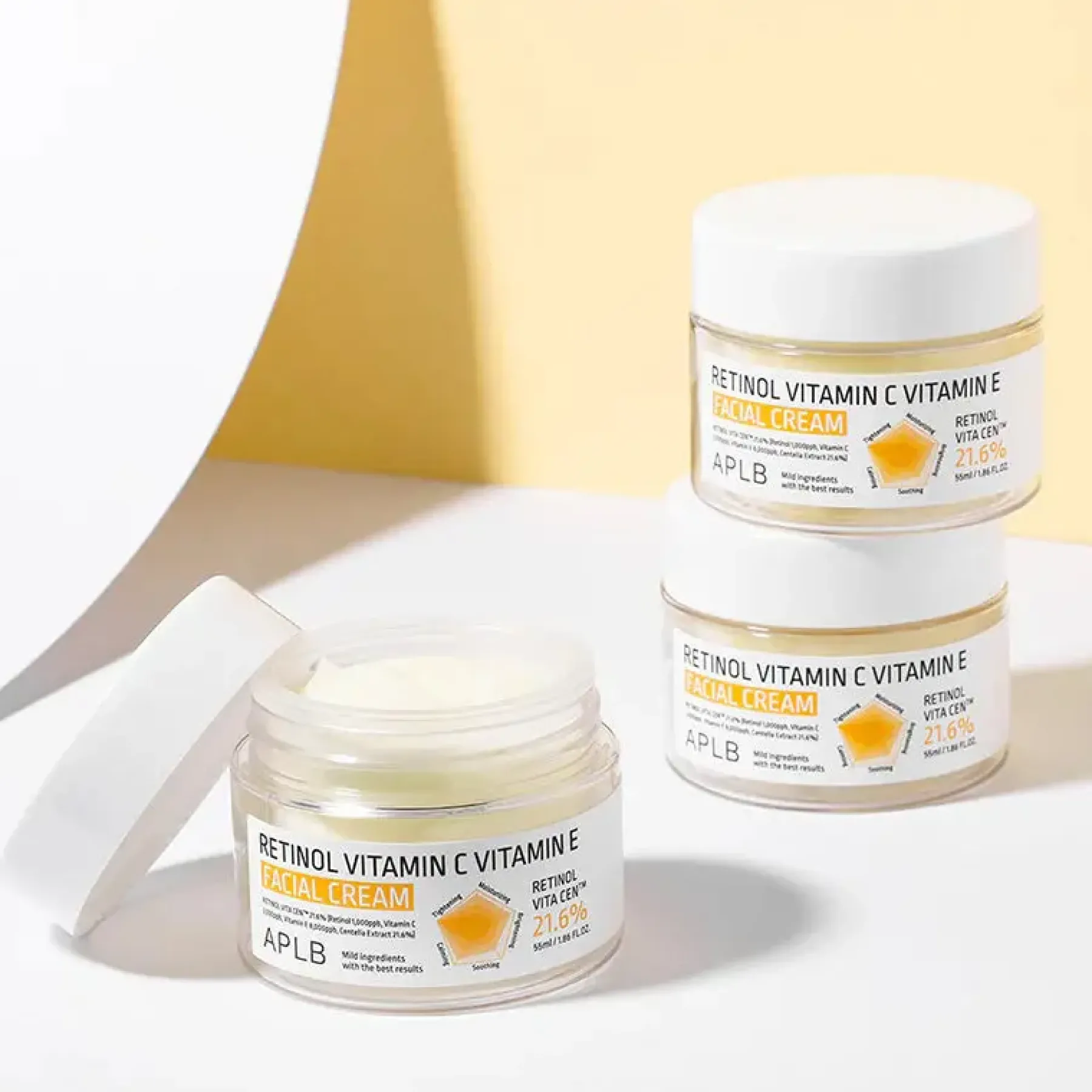 Discount Retinol Vitamin C Vitamin E Facial Cream Feuchtigkeitscremes|Hauptzutat