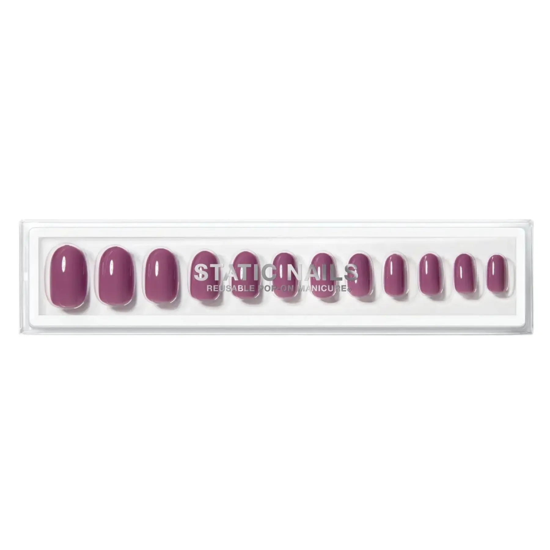 Reusable Pop-On Manicure First Class Round Künstliche Nägel|Veganer Nagellack