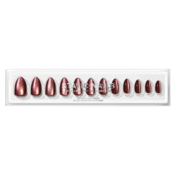 New Reusable Pop-On Manicure Influenced Almond Künstliche Nägel|Veganer Nagellack