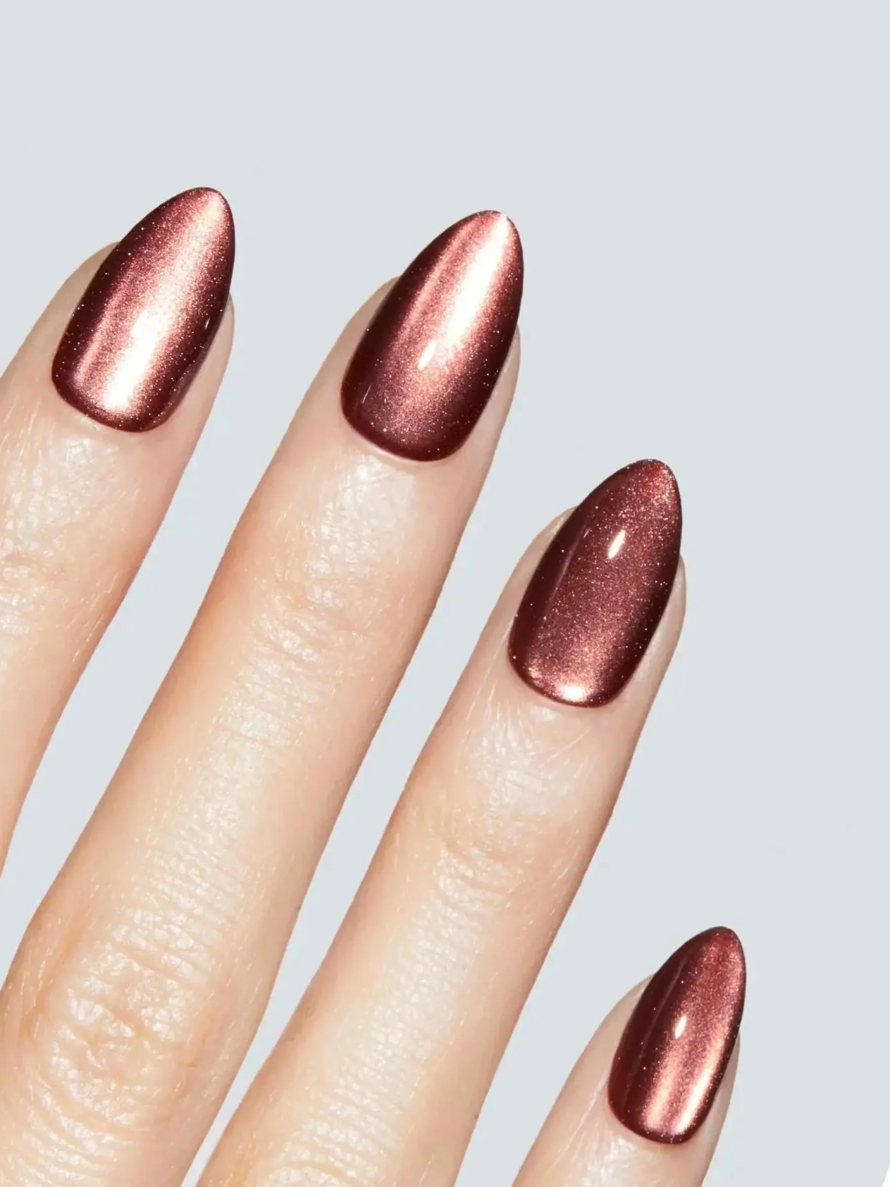 New Reusable Pop-On Manicure Influenced Almond Künstliche Nägel|Veganer Nagellack