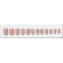 Best Reusable Pop-On Manicure Peony Square Künstliche Nägel|Veganer Nagellack