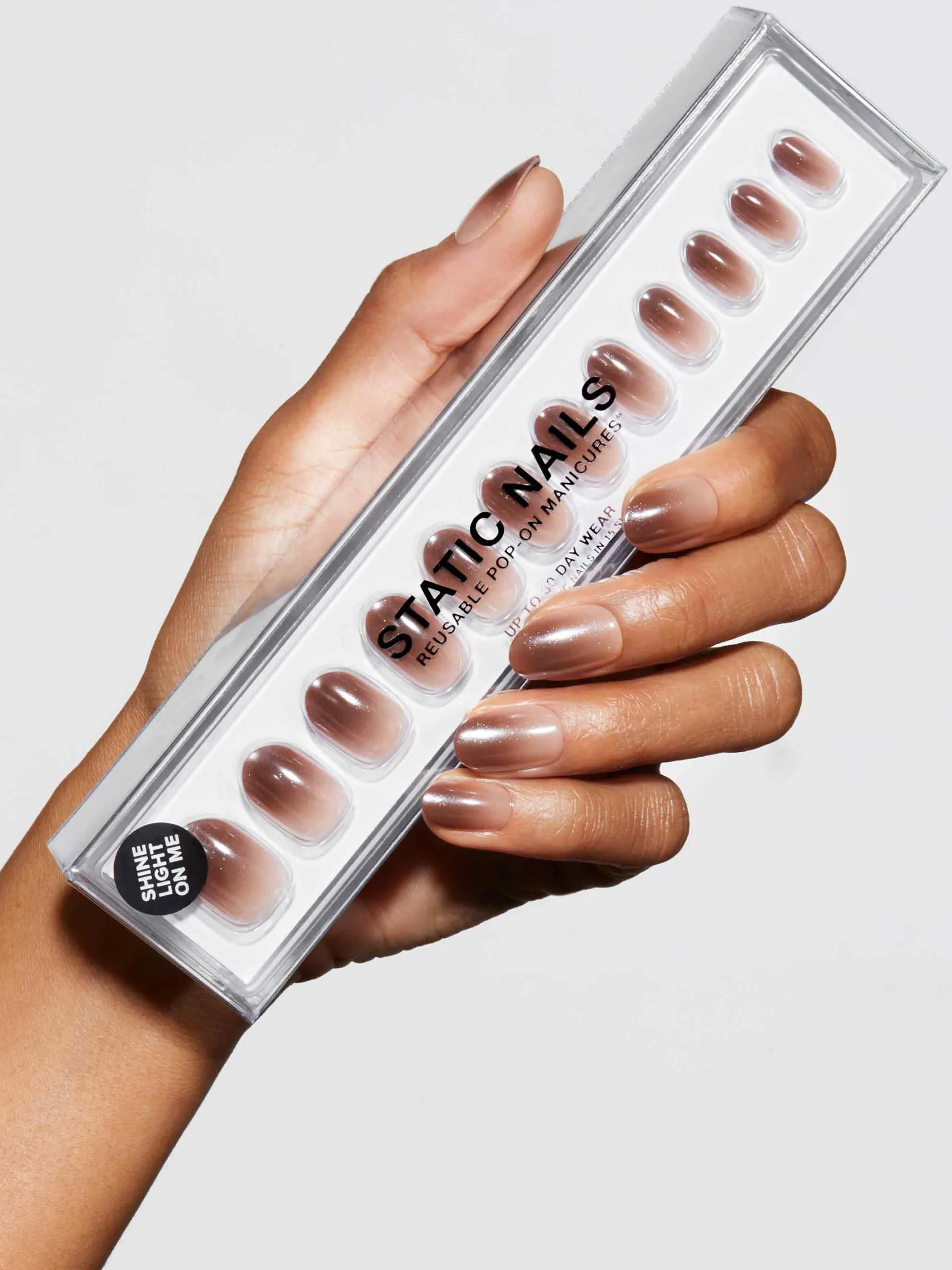 Hot Reusable Pop-On Manicure Silhouette Künstliche Nägel|Veganer Nagellack