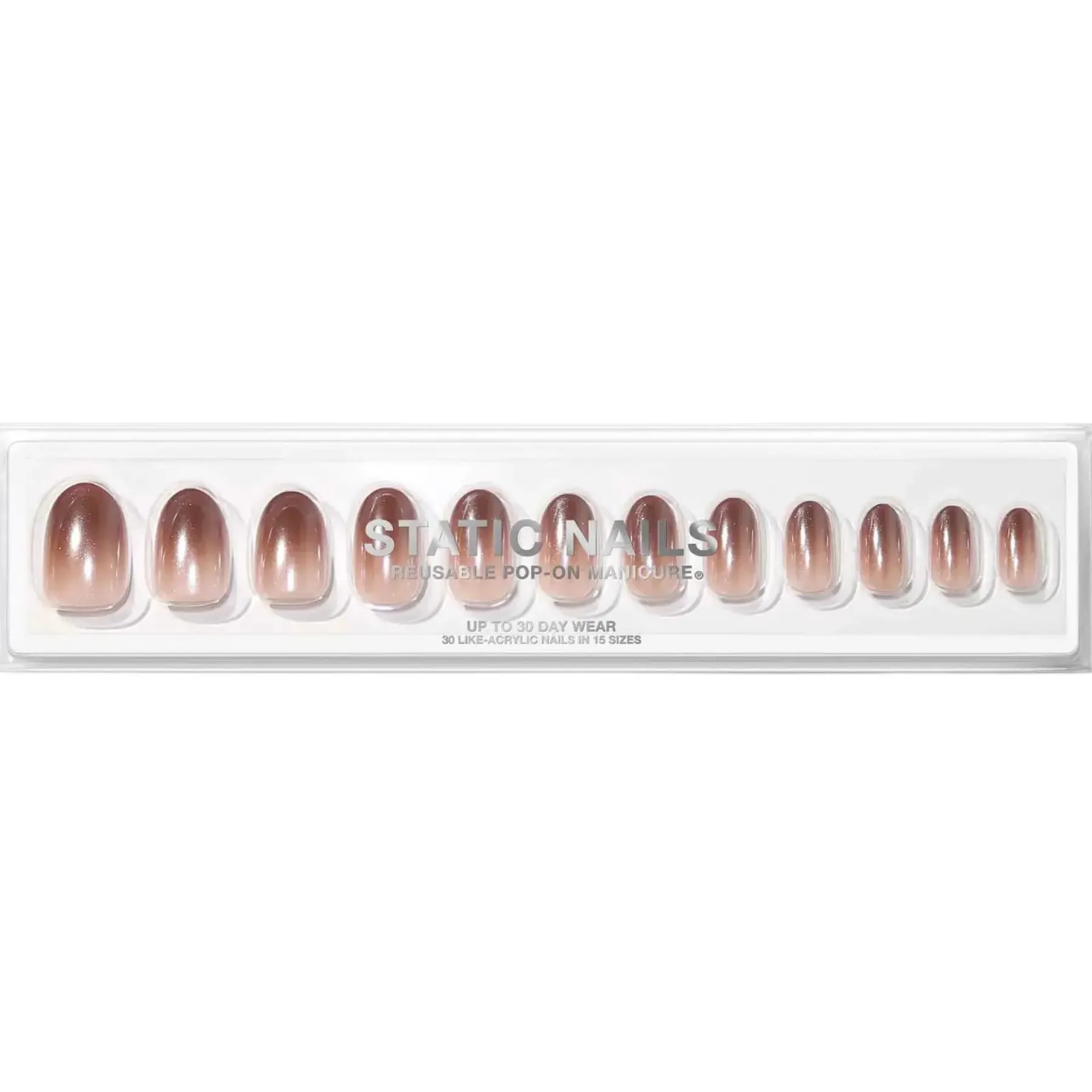 Hot Reusable Pop-On Manicure Silhouette Künstliche Nägel|Veganer Nagellack