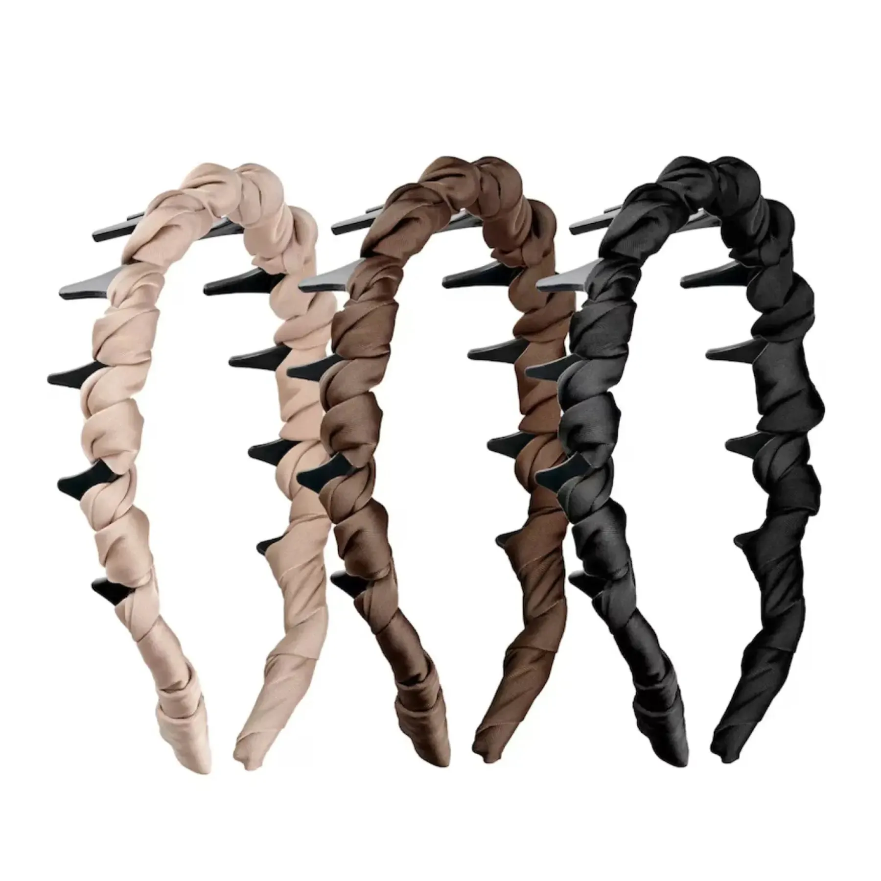 Discount Ribbon Zig Zag Headbands 3 Pack Stirnbänder