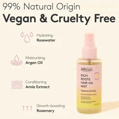 Hot Rich Roots 5-in-1 Hair Oil Mist Leave In Conditioner Hair Growth|11 Schritte Haarpflege Routine