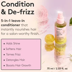 Hot Rich Roots 5-in-1 Hair Oil Mist Leave In Conditioner Hair Growth|11 Schritte Haarpflege Routine