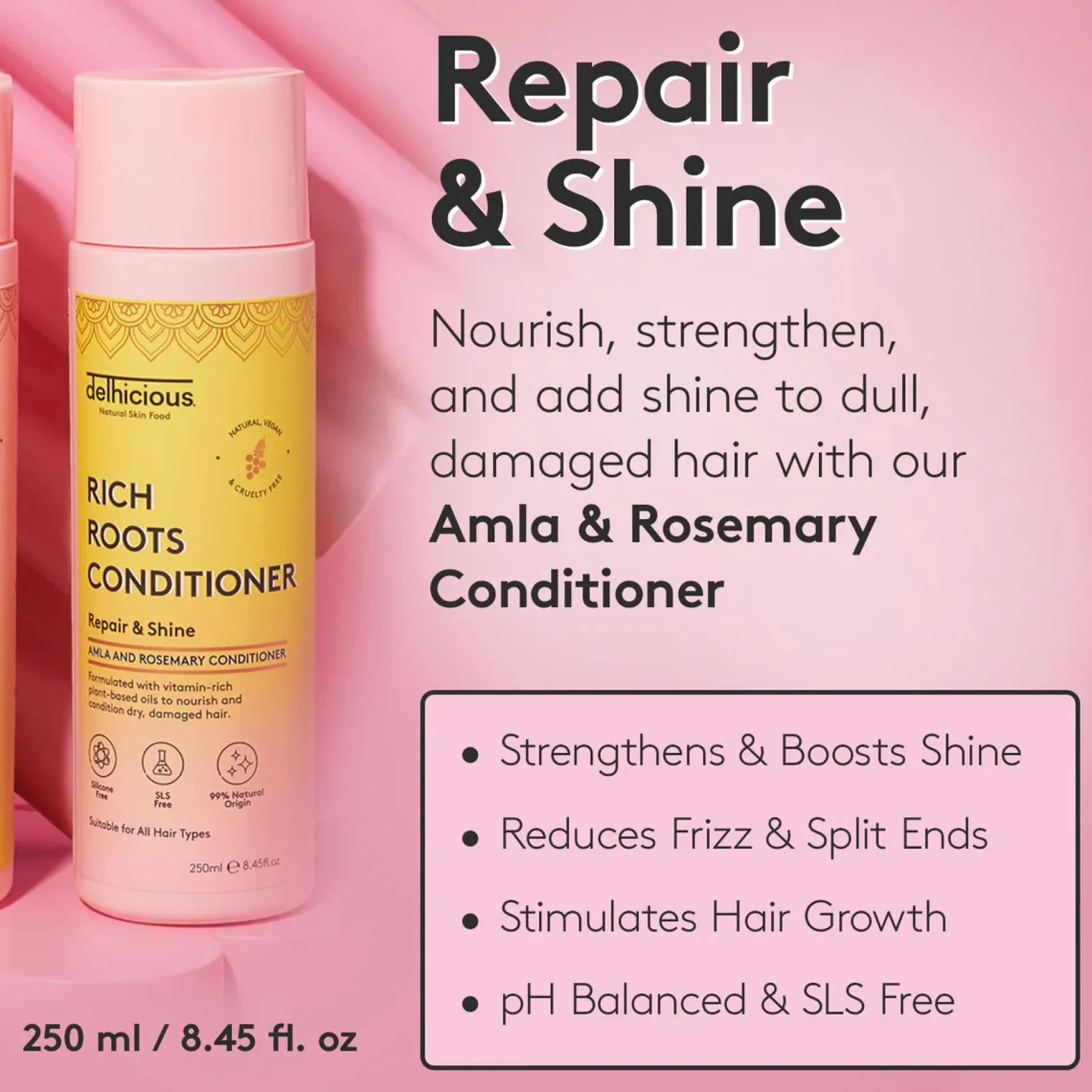 New Rich Roots Repair & Shine Conditioner Amla & Rosemary Hair Growth|Hauptzutat