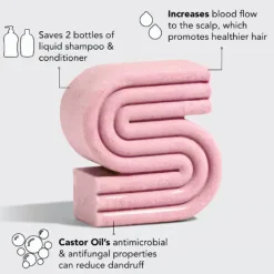 Rizinusöl nahrhafte Shampoo Bar Reisegröße|Shampoo