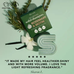 Clearance Rosemary & Biotin Volumizing Solid Shampoo Bar Hauptzutat|Hoofdingrediënt Haircare