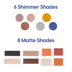Outlet Royal Dansk® Cookie Tin Creative Beauty Palette Makeup Sets|Lidschatten