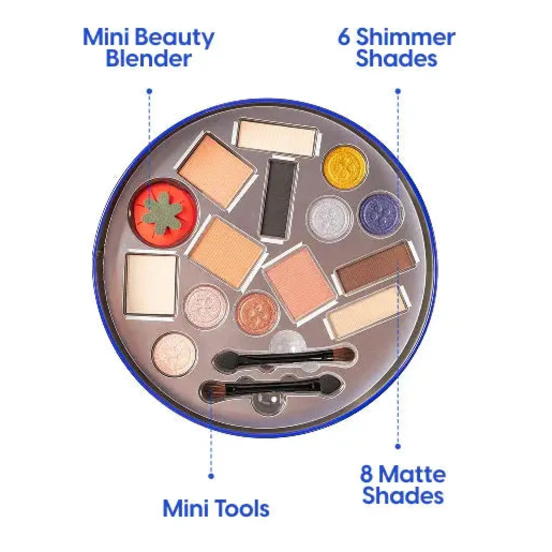 Outlet Royal Dansk® Cookie Tin Creative Beauty Palette Makeup Sets|Lidschatten