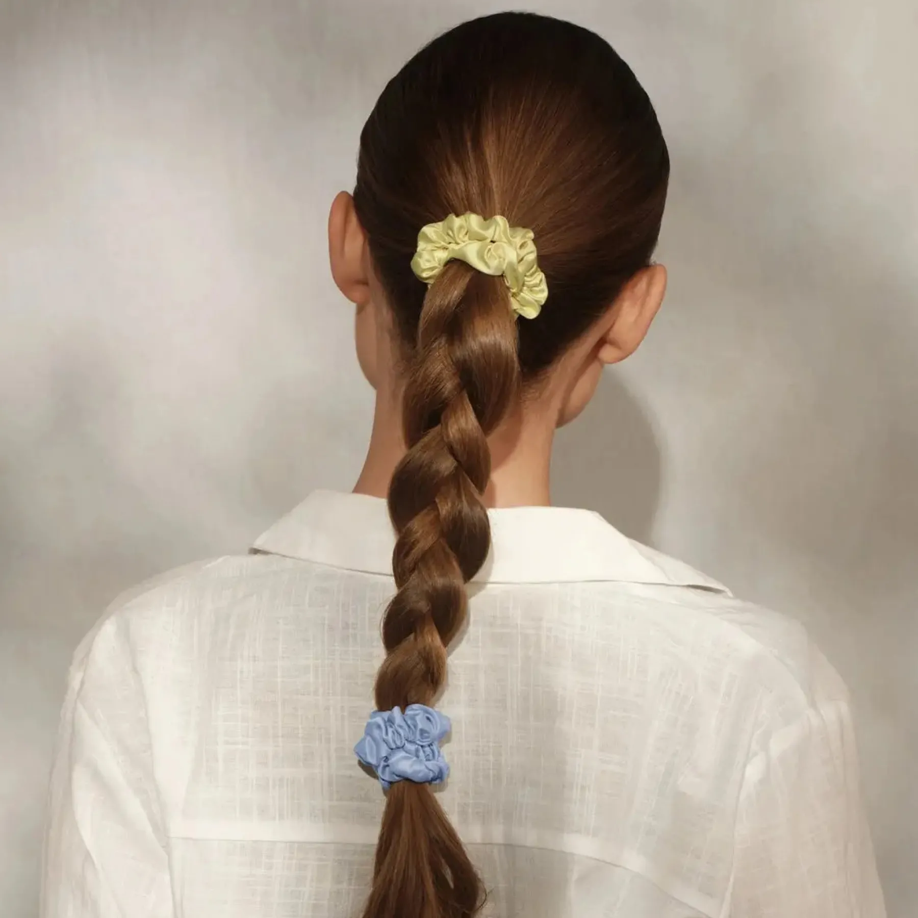Sale Ruched Satin Scrunchies 5pc Set Multi Color Haarpflege-Routinen & Sets|Haargummis