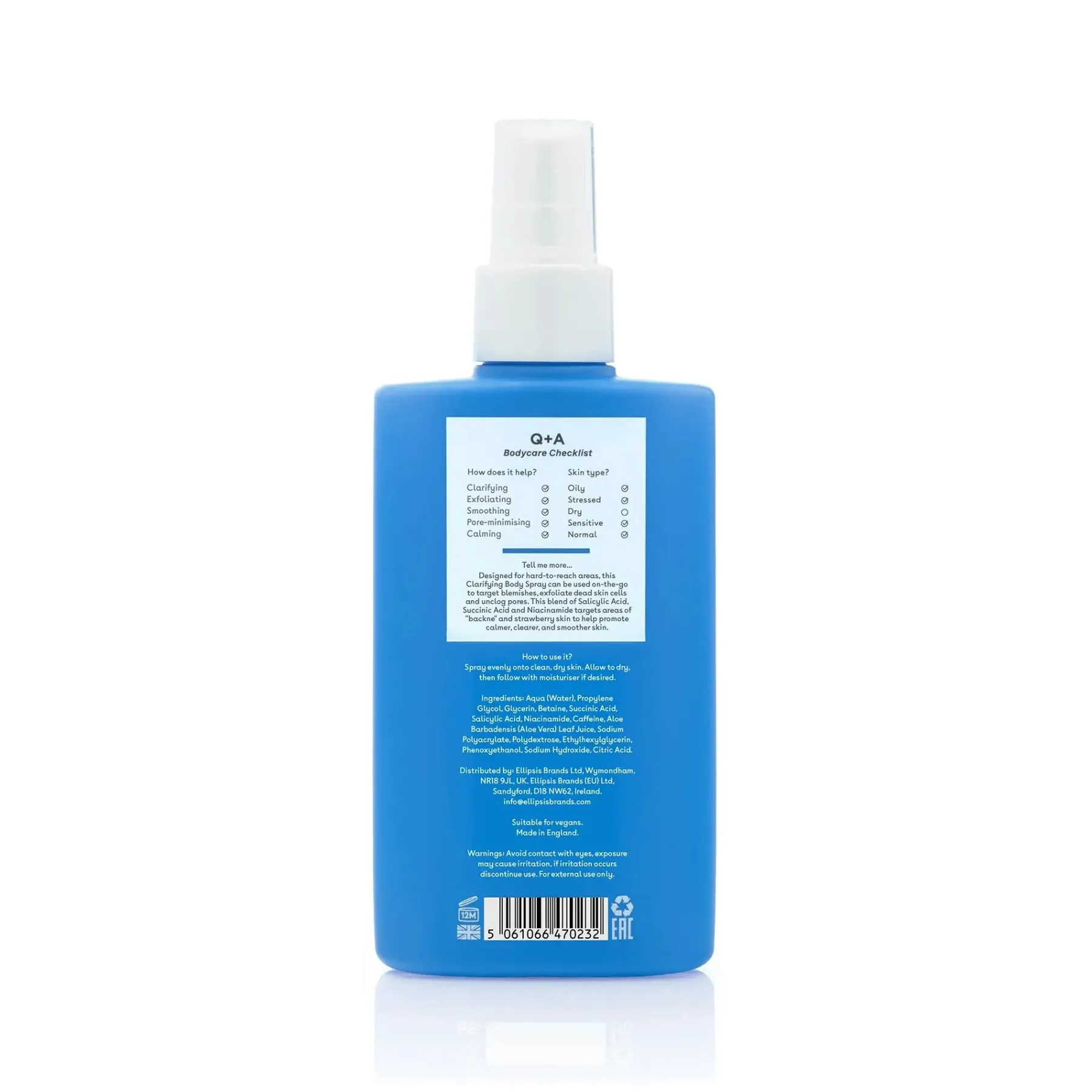 Outlet Salicylic Acid Body Spray Everything Shower|Hauptzutat