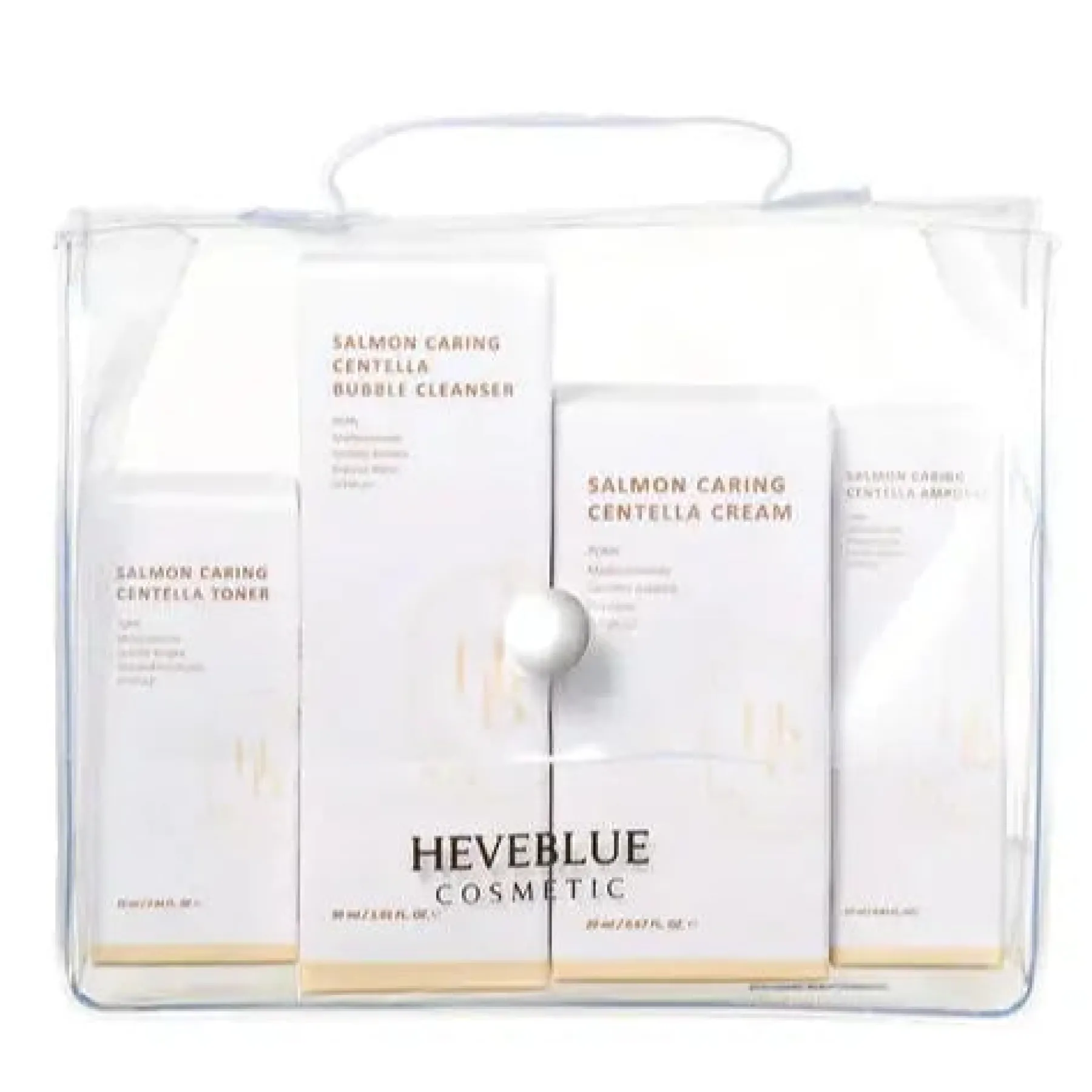 Hot Salmon Caring Centella Special Travel Kit Bag Set Hauptzutat|Korean Skincare Routine