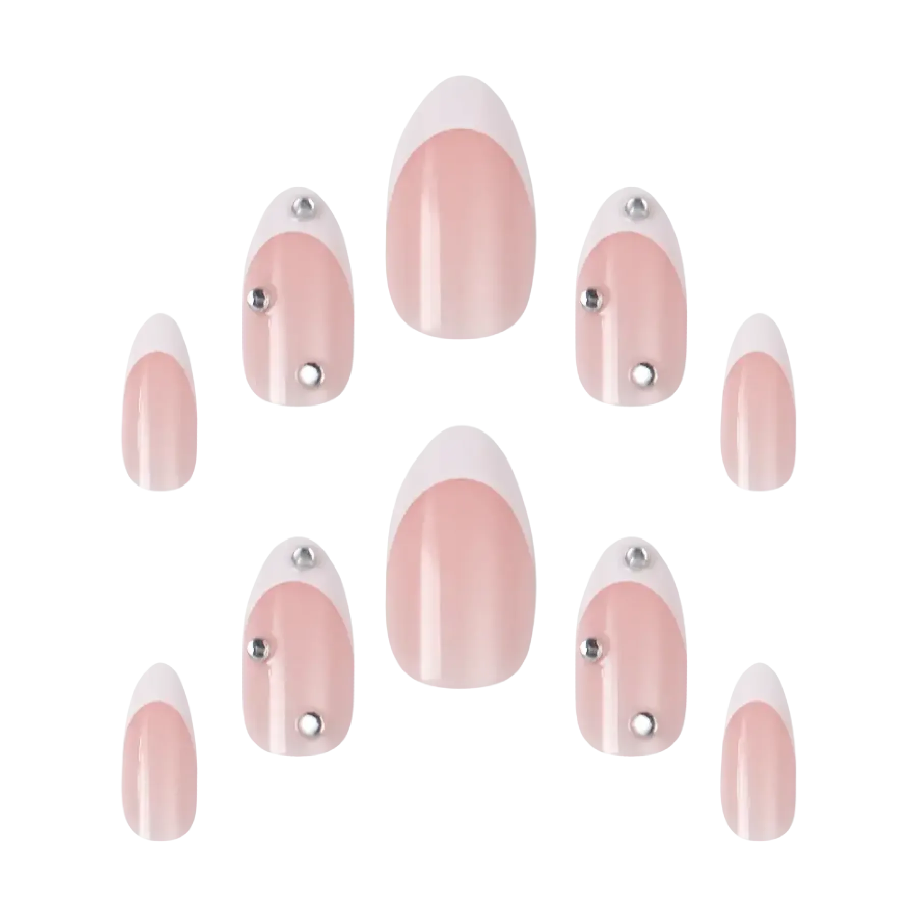 New Salon French 128 Nails Künstliche Nägel