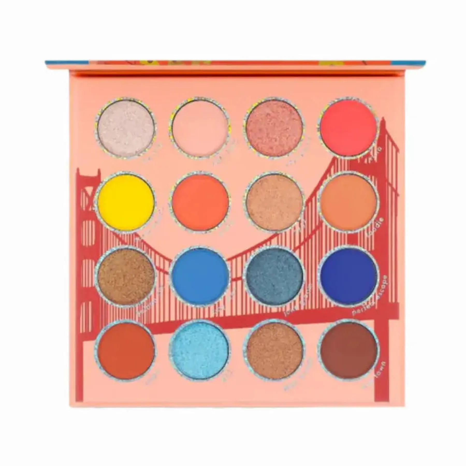 Online San Francisco 16 Shade Palette Lidschatten|Vegane Lidschatten