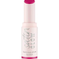New Satin Glow Luminous Shine Lipstick 08 Fuchsionista Lippenstift