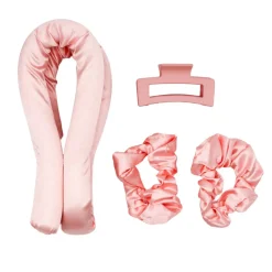Satin Heatless Curls Haarpflege-Routinen & Sets|Lockenwickler