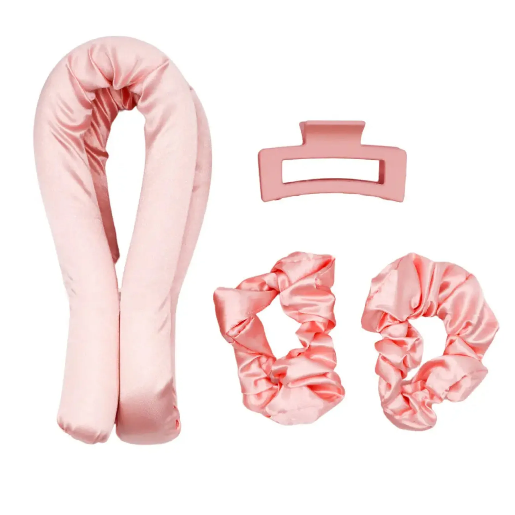Satin Heatless Curls Haarpflege-Routinen & Sets|Lockenwickler